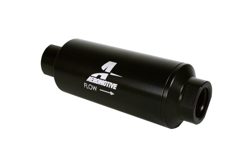 Aeromotive In-Line Filter - (AN-12 ORB) 10 Micron Microglass Element - Burkken Auto Parts