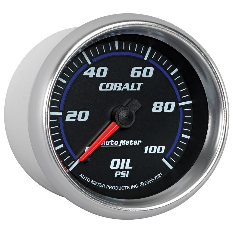 Autometer Cobalt 66mm 0-100 PSI Oil Pressure Gauge - Burkken Auto Parts