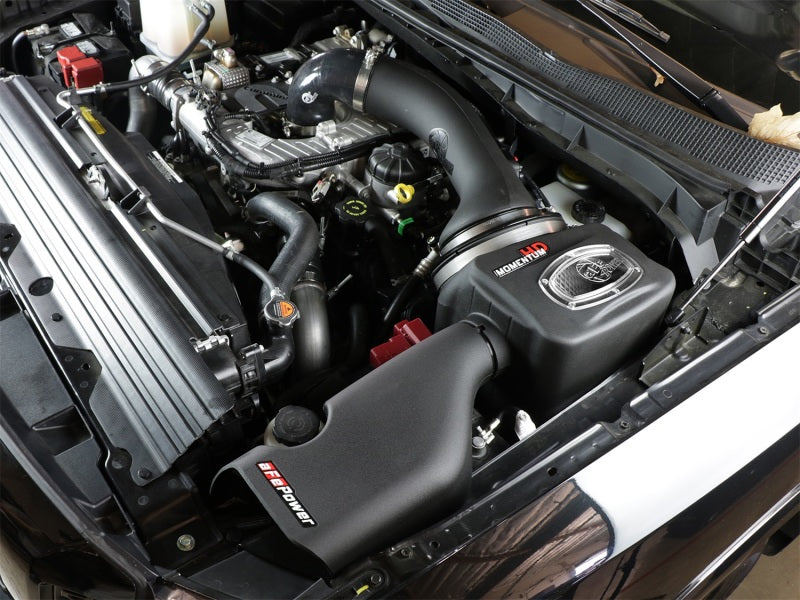 aFe 16-19 Nissan Titan XD V8 5.0L Momentum HD Cold Air Intake System w/ Pro DRY S Media - Burkken Auto Parts