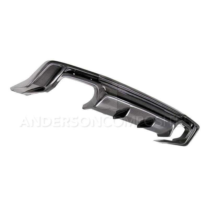 Anderson Composites 2016+ Chevy Camaro SS Type-AZ Carbon Fiber Rear Diffuser - Burkken Auto Parts