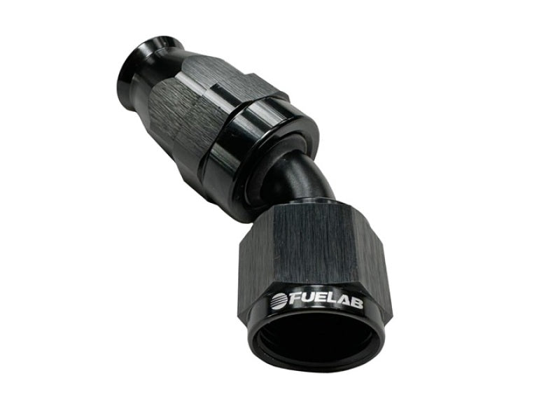 Fuelab PTFE Swivel Hose End Fitting - 45 Degree - 8AN - Burkken Auto Parts