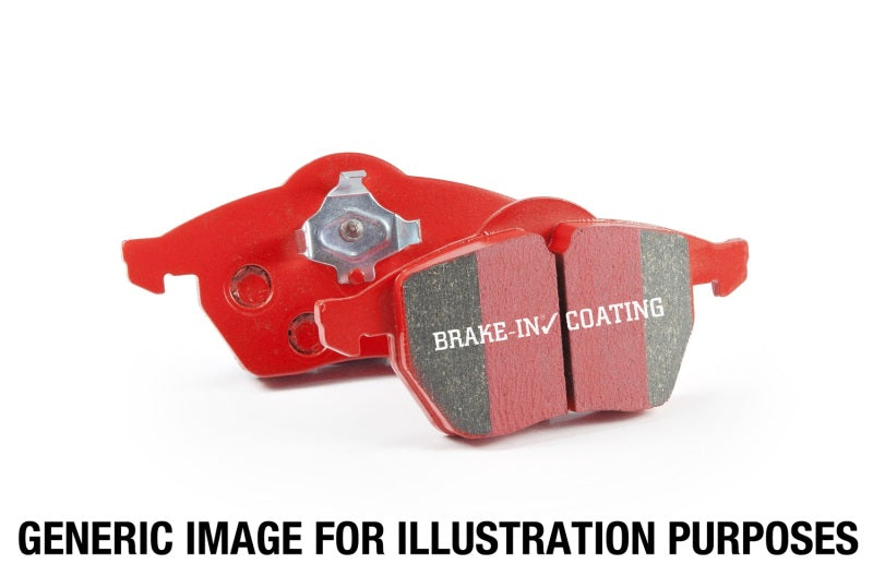 EBC 98-05 Porsche 911 996 3.4 Carrera 2 (Iron Rotor) Redstuff Frt Brake Pad (Check EBC Fit Guide) - Burkken Auto Parts