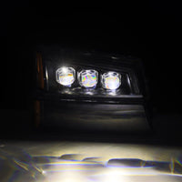 AlphaRex 03-06 Chevy Silverado 1500/2500HD/3500HD/Avalanche Black NOVA LED Proj Headlights - Burkken Auto Parts