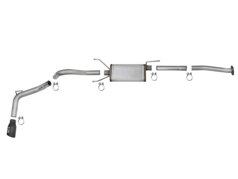 aFe MACH Force-Xp 2-1/2in 304 SS Cat-Back Exhaust w/Black Tips 2016+ Toyota Tacoma L4-2.7L / V6-3.5L - Burkken Auto Parts