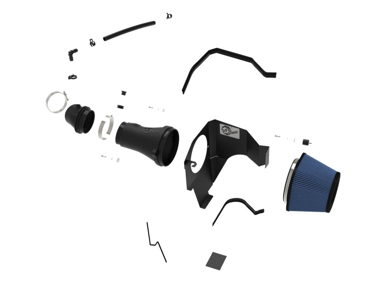 aFe 17-18 Dodge Challenger/Charger Magnum FORCE Stage-2XP Cold Air Intake System w/Pro DRY S- Black - Burkken Auto Parts