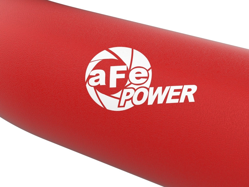 aFe 23-24 Ford Diesel Trucks V8-6.7L (td) BladeRunner Aluminum Hot and Cold Charge Pipe Kit - Red - Burkken Auto Parts