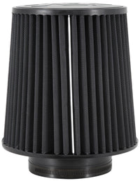 K&N Universal Rubber Filter-Round Tapered 4.5in Flange ID x 8in Base OD x 6.625in Top OD x 8in H - Burkken Auto Parts