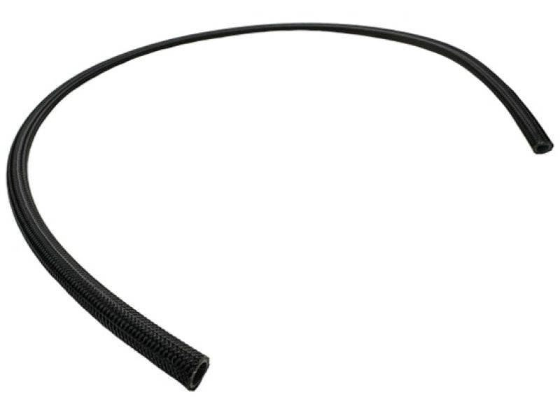 Fuelab Black Nylon Stainless Steel Braided PTFE Hose - 8AN - 3ft - Burkken Auto Parts