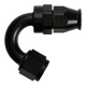 DeatschWerks 8AN Female Flare Swivel (Incl Ferule/Olive) 150-degree Hose End PTFE