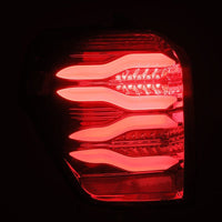 AlphaRex 10-21 Toyota 4Runner PRO-Series LED Tail Lights Jet Black - Burkken Auto Parts