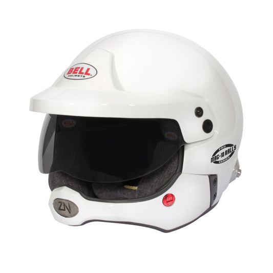 Bell Mag-10 Rally Pro (HANS) 60 (7 1/2) FIA8859/SA2020 - Size 60 (White) - Burkken Auto Parts