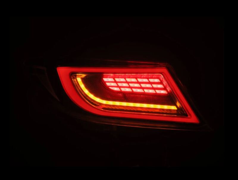 AlphaRex 22-24 Toyota GR86 LUXX LED Taillights Alpha-Black - Burkken Auto Parts