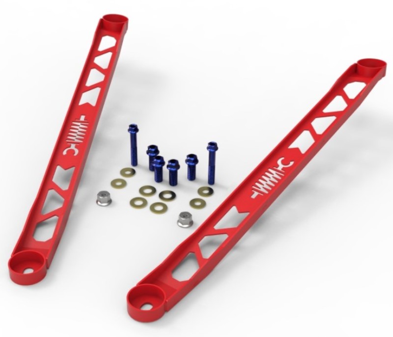 aFe CONTROL 304 Stainless Steel Front Suspension Strut Brace Red - Toyota GR Supra (A90) 20-21 - Burkken Auto Parts