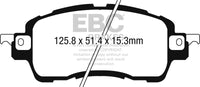 EBC 2016+ Toyota Yaris iA Greenstuff Front Brake Pads - Burkken Auto Parts