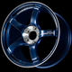 Advan TC-4 SE 17x8.0 / +45 Offset / 5x114.3 / 73mm Bore / Racing Indigo Blue and Diamond Cut - Burkken Auto Parts
