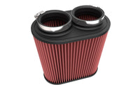 K&N Universal Clamp-On Air Filter 3in Dual Flange 9in x 6in Base 7.5in x 3.688in Top 7.5in Height - Burkken Auto Parts