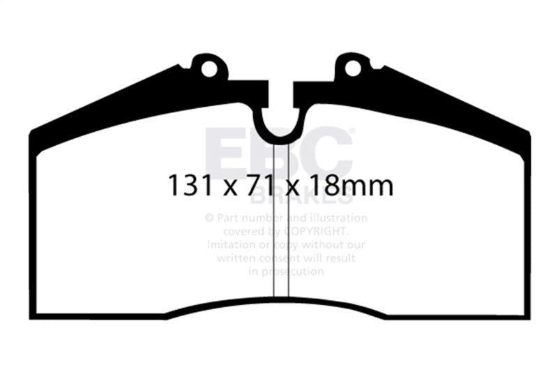EBC 86-91 Porsche 928 5.0 Greenstuff Front Brake Pads - Burkken Auto Parts