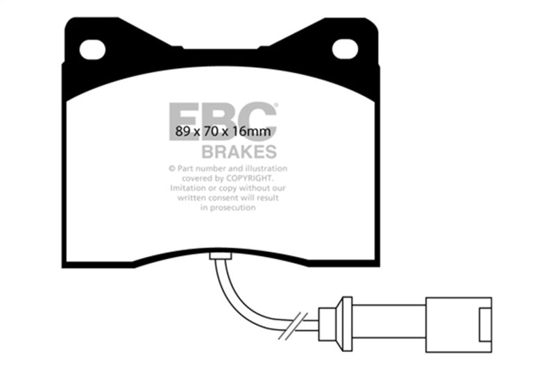 EBC 79-86 Alfa Romeo 6 2.0 Greenstuff Front Brake Pads - Burkken Auto Parts