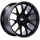 BBS CH-R 20x10.5 5x120 ET24 Satin Black Polished Rim Protector Wheel -82mm PFS/Clip Required - Burkken Auto Parts