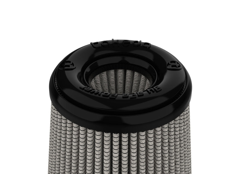 aFe POWER Takeda Pro DRY S Universal Air Filter 3-1/2F x 5B x 3-1/2T (Inverted) x 6H in - Burkken Auto Parts