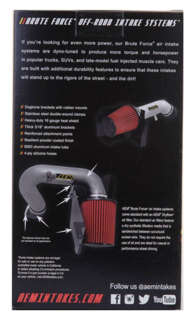 AEM 3.5 in x 9 in Dryflow Conical Air Filter - Burkken Auto Parts