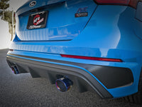 aFe Takeda 3in 304 SS Cat-Back Exhaust System w/ Blue Flame Tip 16-18 Ford Focus RS I4-2.3L (t) - Burkken Auto Parts