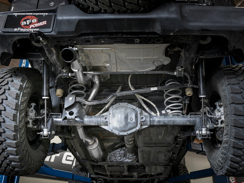 aFe MACH Force-Xp 2.5in 409SS Catback High-Tuck Exhaust 18-21 Jeep (JL) 3.6L 4-Door - Black Tip - Burkken Auto Parts