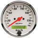 Autometer Arctic White 3-1/8in 190KM/H Electronic Programmable Speedometer w/ LCD ODO - Burkken Auto Parts