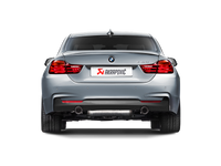 Akrapovic 16-17 BMW 340i (F30 F31) Evolution Line Cat Back (SS) w/ Carbon Tips (Req. Link Pipe) - Burkken Auto Parts