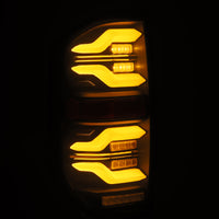 AlphaRex 14-21 Toyota Tundra LUXX LED Taillights Alpha Blk w/Activ Light/Seq Signal - Burkken Auto Parts