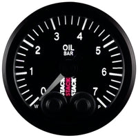 Autometer Stack 52mm 0-7 Bar M10 Male Pro-Control Oil Pressure Gauge - Black - Burkken Auto Parts
