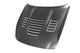 Anderson Composites 15-19 Ford Mustang Shelby GT350 Type-CR Double Sided Carbon Fiber Hood - Burkken Auto Parts