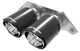 aFe Power Mach Force Xp 4in 304 SS Bolt-On Exhaust Tips Carbon Fiber 14-19 Porsche 911 GT3 3.8L/4.0L - Burkken Auto Parts