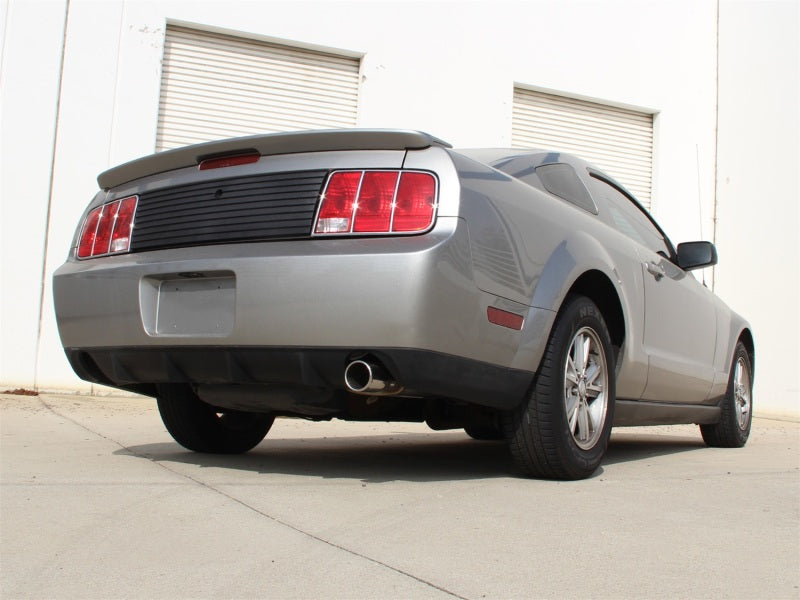 aFe Axle-Back Exhaust 2.5in 409SS w/Polished Tip 05-09 Ford Mustang V6 4.0L - Burkken Auto Parts
