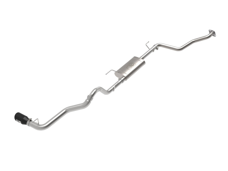 aFe 2024 Toyota Tacoma L4 2.4L Apollo Series 2.5-3in 409 SS Steel Cat-Back Exhaust w/Black Tips - Burkken Auto Parts