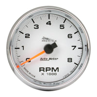 Autometer Pro-Cycle Gauge Tach 2 5/8in 8K Rpm 2&4 Cylinder White - Burkken Auto Parts