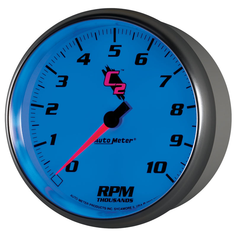 Autometer C2 5 inch 10000 RPM In-Dash Tachometer - Burkken Auto Parts