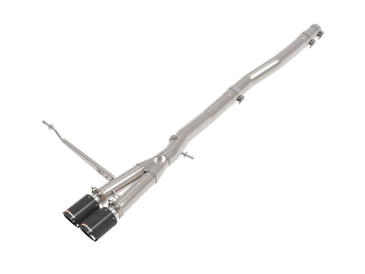 aFe 14-24 Mini Cooper S MACH Force-Xp 3in to 2-1/2in 304SS Cat-Back Exhaust w/ Carbon Fiber Tip - Burkken Auto Parts