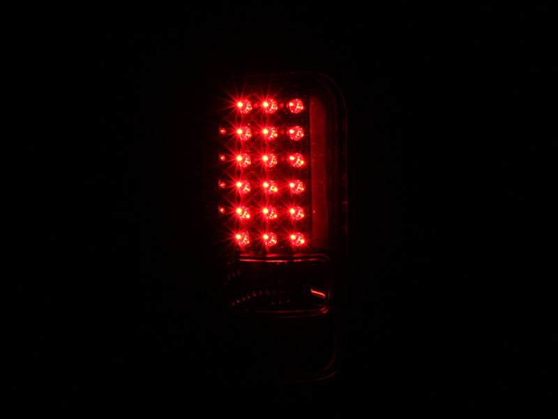 ANZO 1994-2001 Dodge Ram LED Taillights Black - Burkken Auto Parts