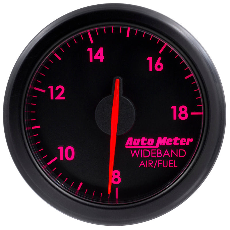 Autometer Airdrive 2-1/6in Wideband Air / Fuel Gauge 10:1-17:1 ARF Range - Black - Burkken Auto Parts