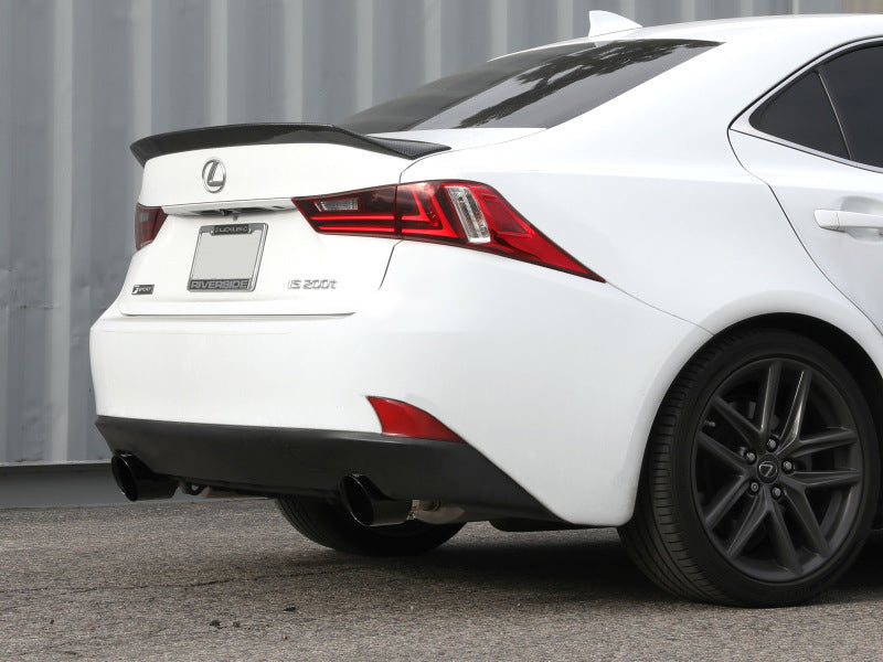 aFe POWER Takeda 16-17 Lexus IS200t L4-2.0L (t) 2.5in-3in 304 SS CB Exhaust w/ Black Tips - Burkken Auto Parts
