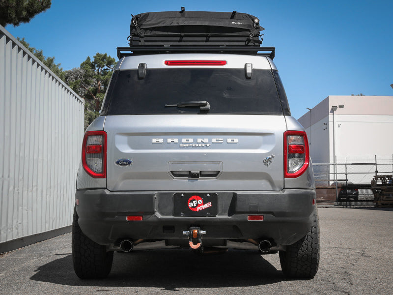 aFe Ford Bronco Sport 21-22 L3-1.5L (t)/L4-2.0L (t) Vulcan Cat-Back Exhaust System- Carbon Tips - Burkken Auto Parts
