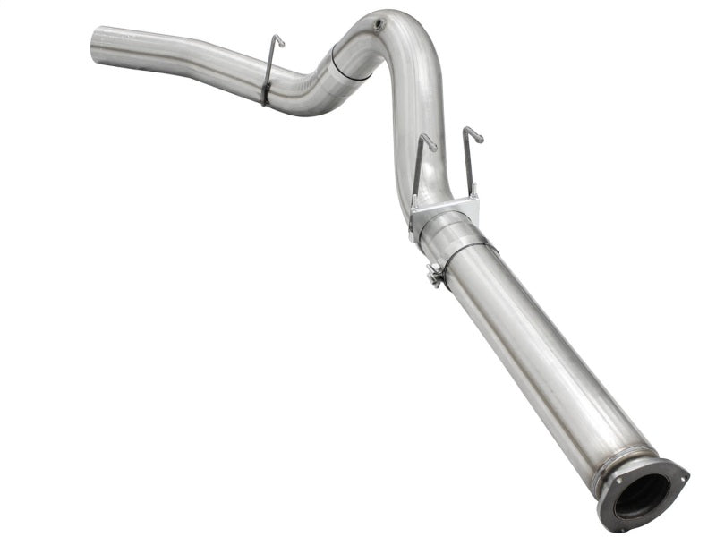 aFe Atlas Exhausts 5in DPF-Back Aluminized Steel Exhaust System 2015 Ford Diesel V8 6.7L (td) No Tip - Burkken Auto Parts