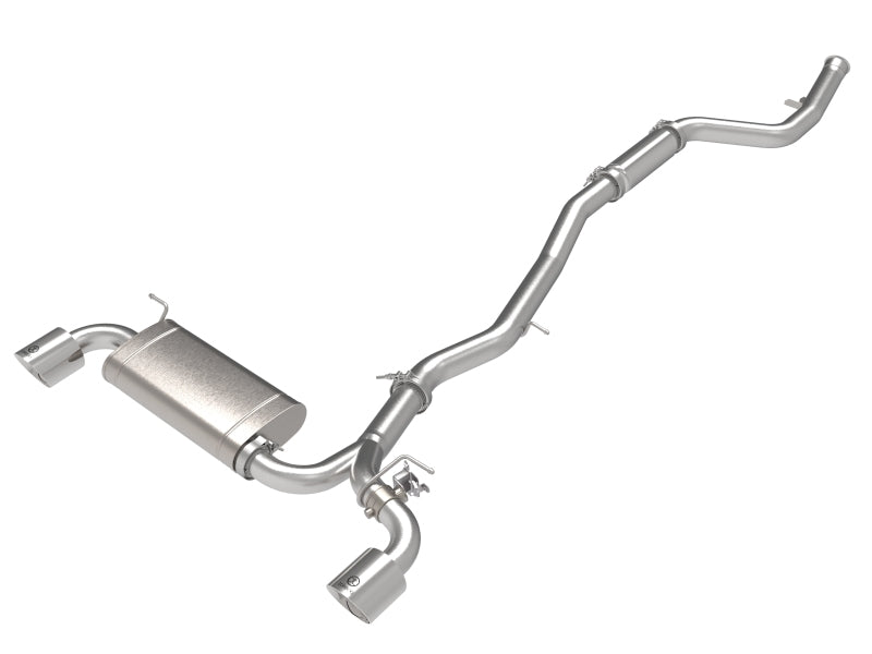 aFe POWER Takeda 2021 Toyota Supra 2.0L (t) 2.5in-3in 304 SS CB Exhaust w/ Polished Tips - Burkken Auto Parts