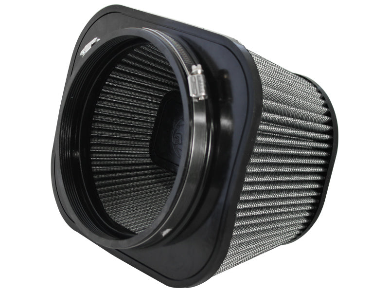 aFe MagnumFLOW Pro DRY S Universal Air Filter 7.13in F x (8.70x 10.60)in B x (6.50x8.60)in T x 5in H - Burkken Auto Parts