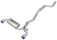 aFe POWER Takeda 2021 Toyota Supra 2.0L (t) 2.5in-3in 304 SS CB Exhaust w/ Blue Tips - Burkken Auto Parts