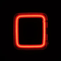 AlphaRex 18-23 Jeep Wrangler JL NOVA Prismatic LED Taillights Alpha-Black - Burkken Auto Parts