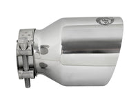 aFe MACH Force-Xp 304 SS Clamp-On Exhaust Tip 2.5in. Inlet / 4in. Outlet / 6in. L - Polished - Burkken Auto Parts