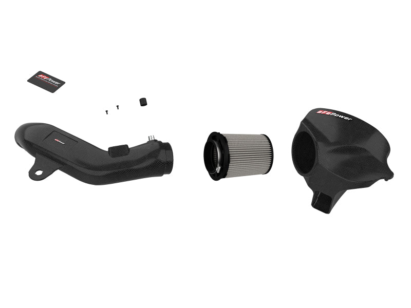 aFe Black Series Carbon Fiber CAIS w/PDS Filter 16-18 BMW M2 (F87) L6-3.0L - Burkken Auto Parts