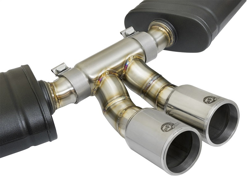 aFe MACHForce-Xp 2in 304 SS Cat-Back Exhaust w/Polished Tips 13-16 Porsche Boxster/Cayman 2.7L/3.4L - Burkken Auto Parts